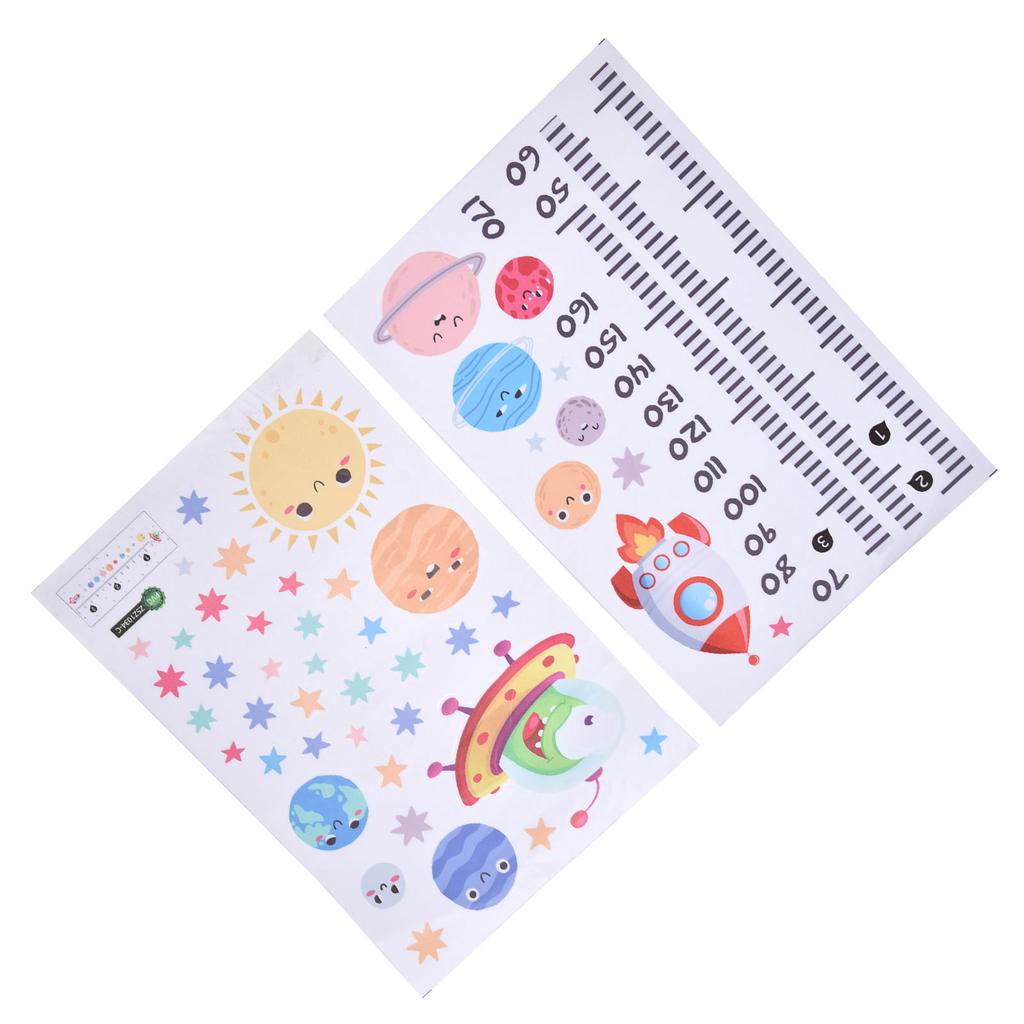 Wall Stickers PVC Material SelfAdhesive Spaceship Cartoon Wall Sticker for Home Living Room