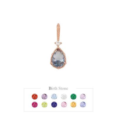 Подвеска из 14-каратного золота Pure Drop с камнем рождения LPP19018G