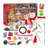24-Day Cat Christmas Gift Box Interactive Countdown Calendar with Assorted Toys, Perfect Holiday Present for Cat Lovers