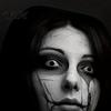 Soft Skin Friendly Car Seat Covers 2PCS Headrest Cover with Scary Face Printing, Breathable Stretch Knitted Interior Decoration for Vehicles