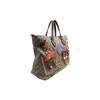 Gucci Сумка GG SUPERME с вышивкой и принтом старого цветка, пэчворк из холста, сумка-мессенджер, сумка-тоут, сумка-тоут, сумка для покупок