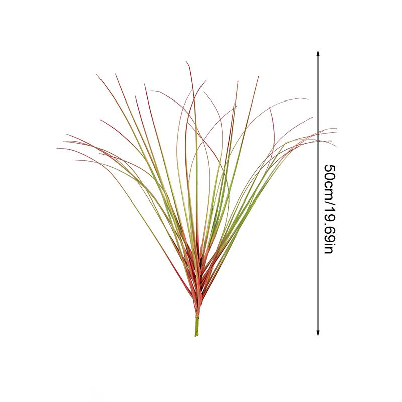 8шт реалистичные устойчивые к ультрафиолетовому излучению 50см искусственные тростниковые травы искусственные кустарники искусственная зелень