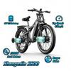 Shengmilo S600 2000W Dual Motor Electric Mountain Bike for Adults, 48V 17.5Ah High-Capacity Battery, 26 Inch All-Terrain Tyres, Full Suspension
