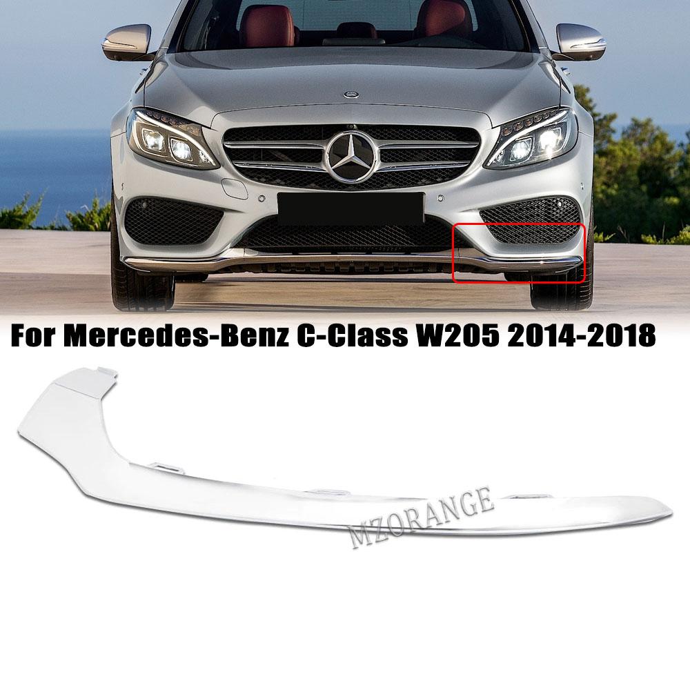 Нижняя часть переднего бампера для Mercedes Benz C Class W205 C300 C400 C63 2014 2015 2016 2017 2018 Автомобильные аксессуары Украшения