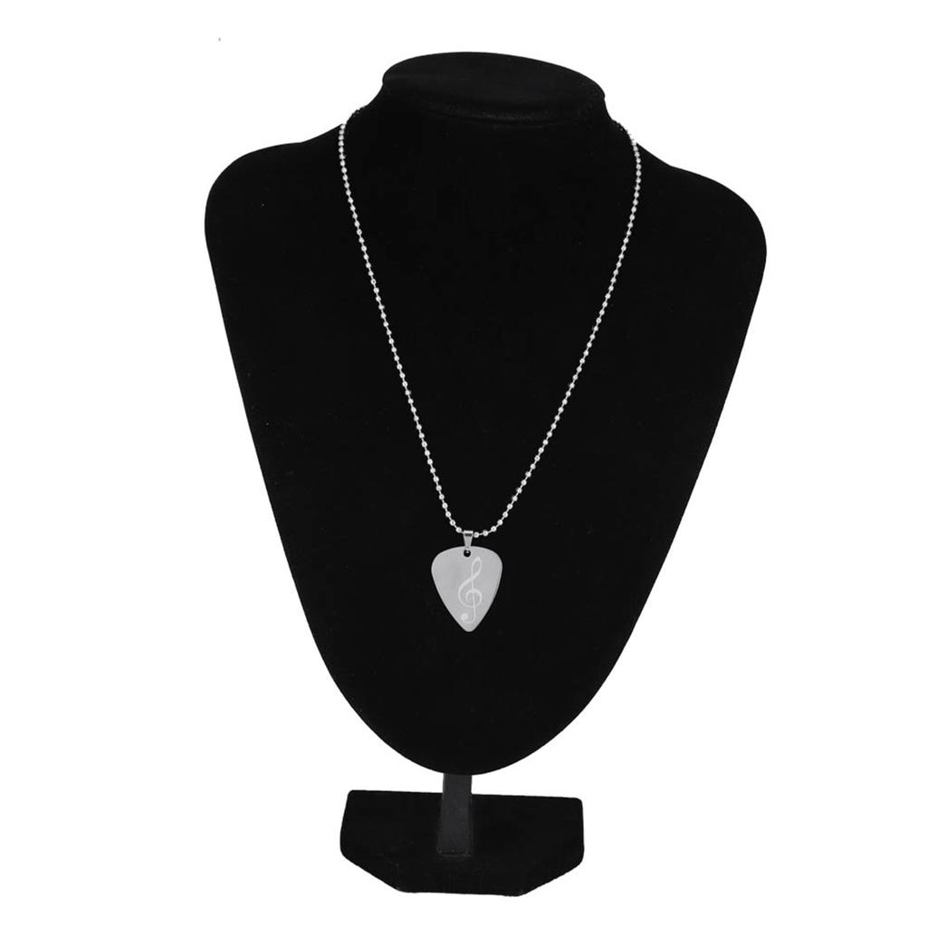 Классическая металлическая гитара бас-гитара медиатор плектр ожерелье цепочка аксессуары для инструментов(И)