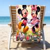 1pc Mickey12 Beach Towel with Custom Name, Beach/Swimming/Bath/Picnic/Camping Towel, Suitable for Seaside Beaches