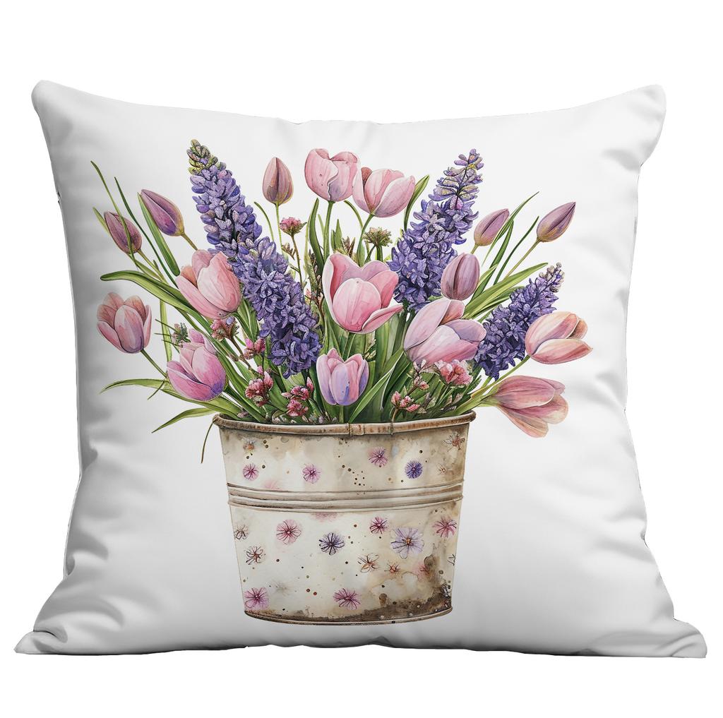 New Easter Lavender Pillow Case Home Living Room Sofa Cushion Pillow Case