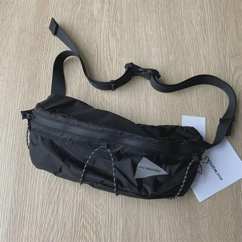 Ультратонкая 3-метровая светоотражающая водонепроницаемая нейлоновая клетчатая сумка DuPont на пояс и грудь