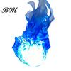 Decorative Fireball for Cosplay Floating Prop, LED Glowing Flame Halloween Handheld Prop Cosplay, Battery Operated Lamp Powered Stage Light