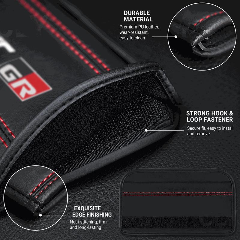 Car Stickers Seat Belt Ornaments Shoulder Protectors in the car For toyota GR SPORT