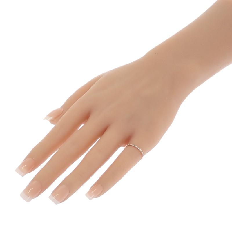 STAR JEWELRY  2ZR1580 #9(JP Size) ring K18 Pink Gold Women