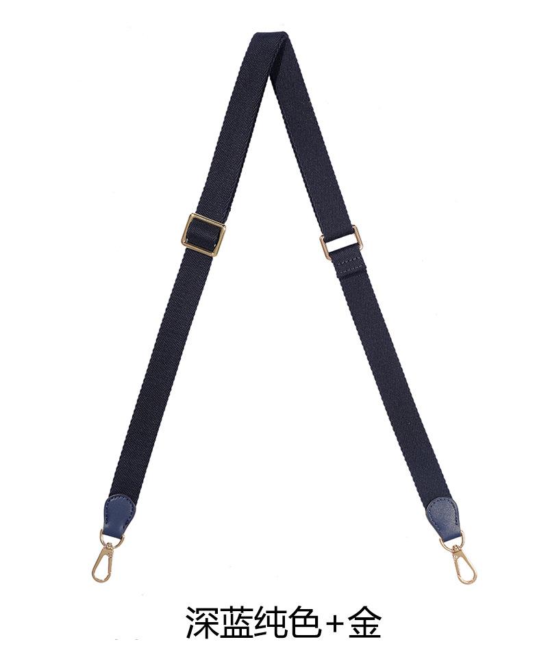 Paired With Longxiang Bag H Evelyn Lunch Box Adjustable Canvas Webbing Shoulder Strap Women's Crossbody Polka Dot DIY