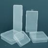 Pp Transparent Box Rectangular Flip Storage Box Square Packaging Case Round Blister Box Accessories Organizing Product Packag