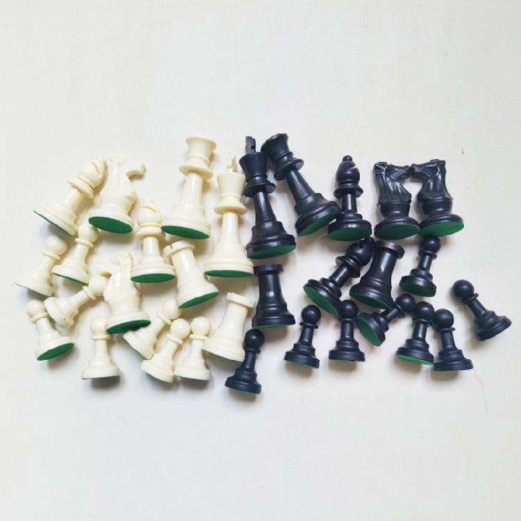 32 шт. Портативные пластиковые шахматные фигуры Турнирные шахматные фигуры Шахматные фигуры Фигурки