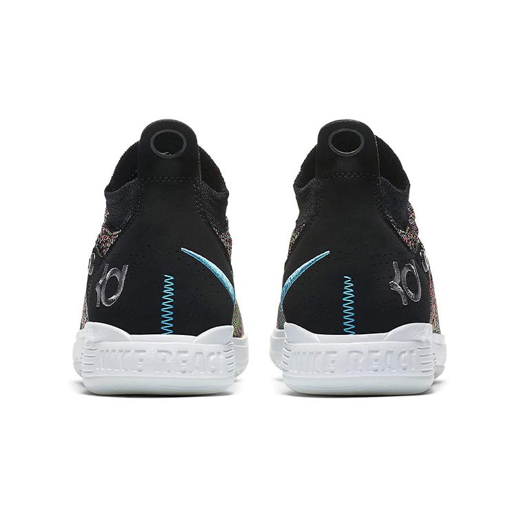 Nike KD 11 Разноцветные Flyknit Средние Детские Баскетбольные Кроссовки Черно-Фиолетовые Подростковые AH3465-001