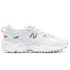 New Balance Nb 703 Ткань Синтетическая кожа Удобные Повседневные Амортизирующие Износостойкие Низкие Кроссовки для папы Женские кроссовки Белые WL703BC