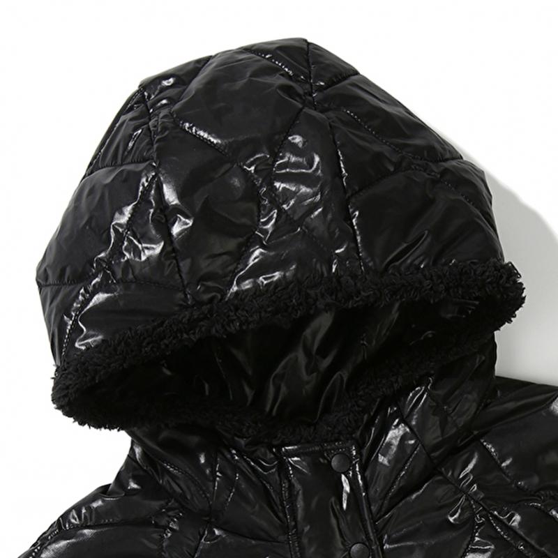 Bbc Earth Wave Quilting Hoody Jumper Black