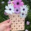 1/2/3Pcs Wooden Flower Arrangement Board DIY Handmade Flower Holder Nature Floral Plant Arrangement