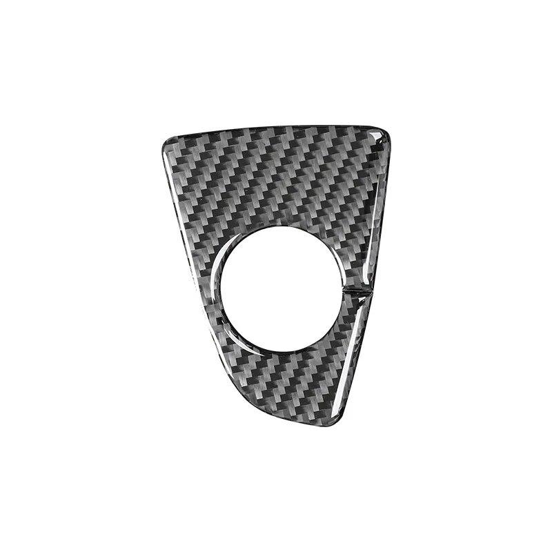 Настоящее углеродное волокно, автомобильная коробка передач, панель переключения передач, наклейка, аксессуары для BMW 3 серии F30 2013-