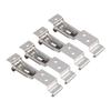 Pack of 4 Trailer Number Plate Stand License Plate Bracket Metal Number Plate Clip Frame Number Plate Hold for Truck