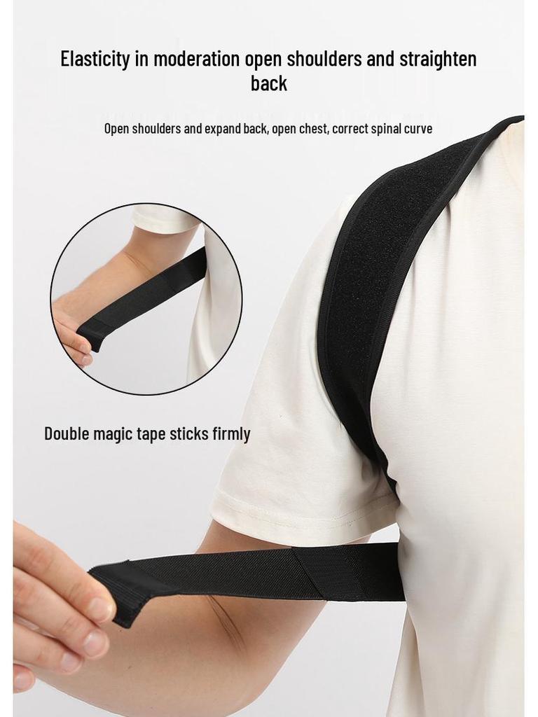 Корректор осанки: Предотвращение сутулости, Открытие плеч, Поднятие груди - Пояс-поддержка для сидения для взрослых и студентов