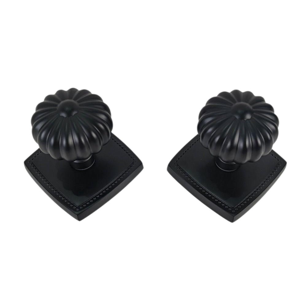 Замок для невидимой двери из массива дерева и цинкового сплава с одним язычком, магнитный, двусторонний, в форме тыквы, латунный сферический замок, для помещений