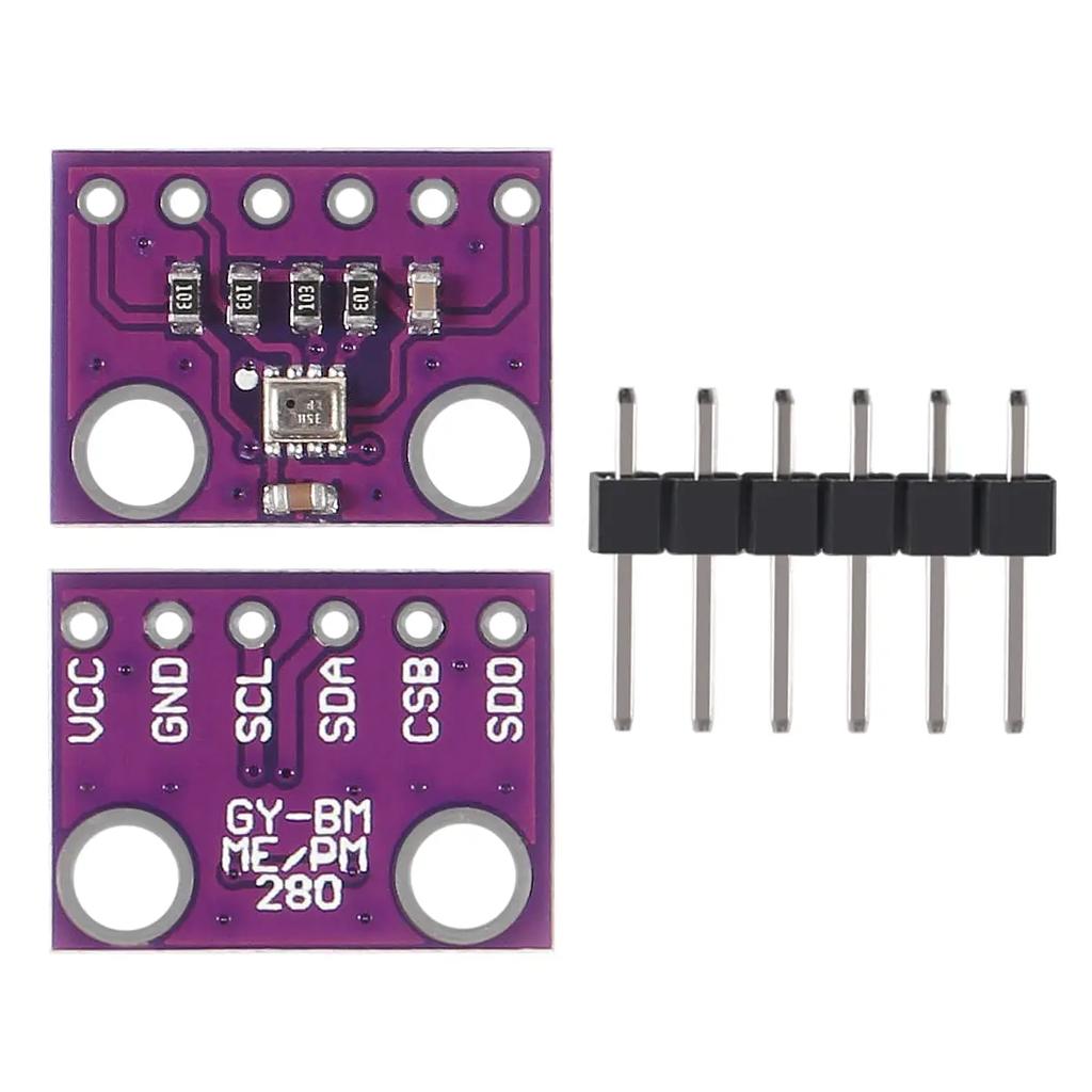 5Pcs BMP280 3.3V High Accuracy Digital Atmospheric Pressure Sensor GY-BMP280-3.3 Temperature Sensor Module