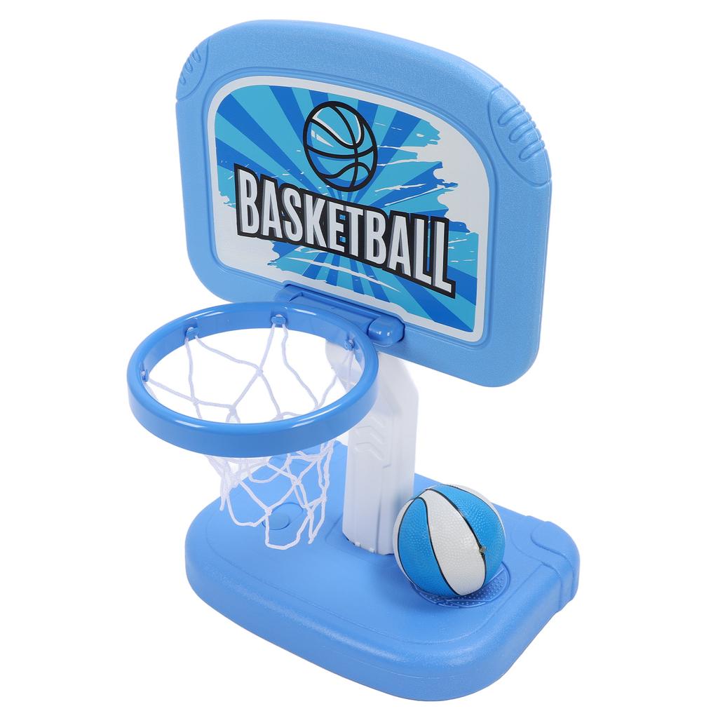 Баскетбольное кольцо для бассейна с регулируемой высотой, интерактивный игровой набор для баскетбола у бассейна с 2 мячами и насосом