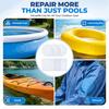 TPU Pool Liner Repair Kit Underwater Repair Kit Sturdy Waterproof Air Mattress Patch Self Adhesive Inflatable Repair Patch