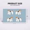 Retro Wire Haired Fox Terrier Design Soft Face Towel Quick Dry Pool Bath Cotton Towels Breathable
