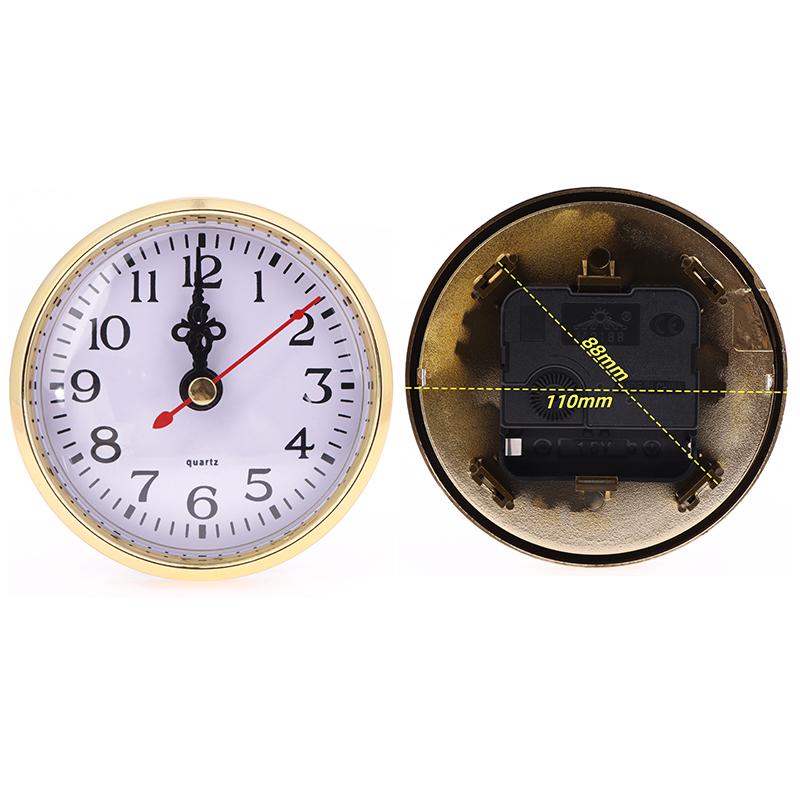 1PC DIY Quartz Clock Insert Movement Roman Bedside Antique Watch Desk Decoration Accessories 65/80/110mm