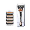 Мужская бритва Zhi Shun 5-слойное лезвие со скоростью и ручкой Gillette