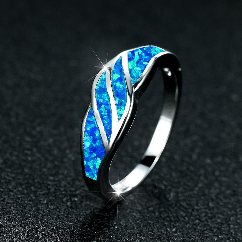 Ring Blue Personalized Jewelry Niche Hot Selling Item