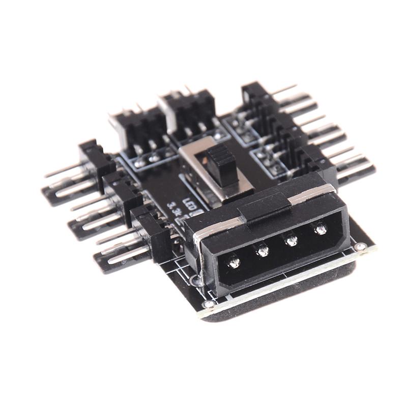 ПК Ide Molex от 1 до 8-контактный разветвитель 3-контактный концентратор охлаждающего вентилятора Адаптер розетки питания