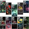 World Jurassic Park Phone Case For Samsung S24 S23 FE S22 S25 Ultra S21 Plus Galaxy S20 FE S25 Edge Cover Capa Soft TPU Fundas C