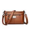 Soft Leather Versatile Middle-aged Mom Bag Large-capacity Single-shoulder Crossbody Bag