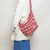Клетчатая сумка, Атмосфера, Сумка-тоут, Большая вместимость, Ретро сумка через плечо