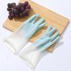 Women's Waterproof Winter Dishwashing Gloves: Durable, Velvet-Lined Rubber for Kitchen, Laundry, and Housework