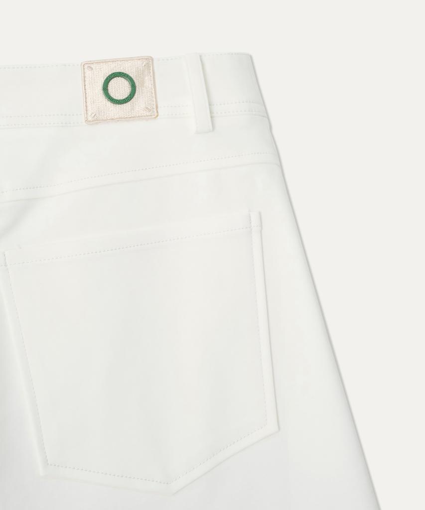 MAYOL Cotton Blend Bermuda Shorts_White