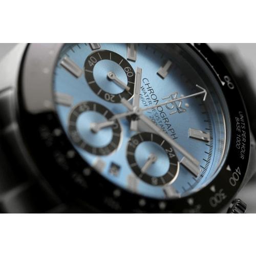 [HYAKUICHI 101] Hyakuichi Diver's Chronograph Watch Men's Watch 20 ATM Water Resistant Date Quartz Ceramic Bezel SIB