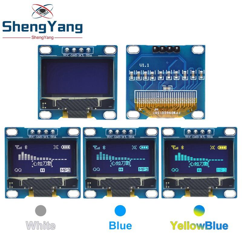 TZT 0,96-дюймовый OLED 4PIN 7PIN IIC Серийный Белый Дисплейный Модуль 128X64 I2C SSD1306 12864 LCD Экранная Плата для Arduino