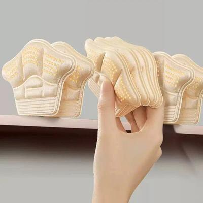 Регулируемая стелька с подушечкой под пятку, накладка на пятку для спортивной обуви, износостойкая защита для пятки обуви, нескользящая и удобная.