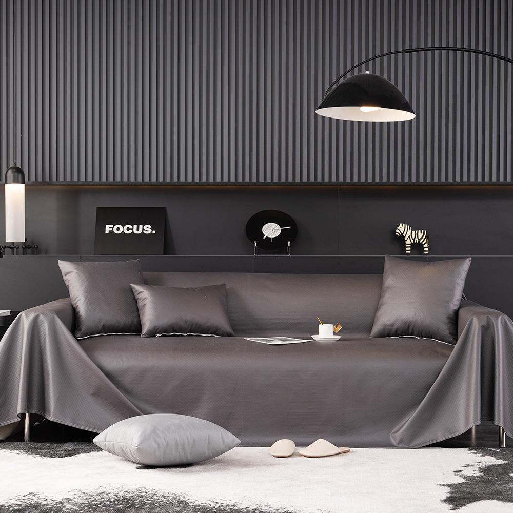 Простое водонепроницаемое полотенце для дивана, новое устойчивое к моче, против царапин, универсальное шерстяное полотенце Four Seasons с антипригарным покрытием, чехол для дивана, полотенце из искусственной кожи, осень и зима