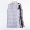 2024 Осень-зима пуховик женский жилет портативный средний и длинный жилет на молнии большого размера с тепловым жилетом Tide