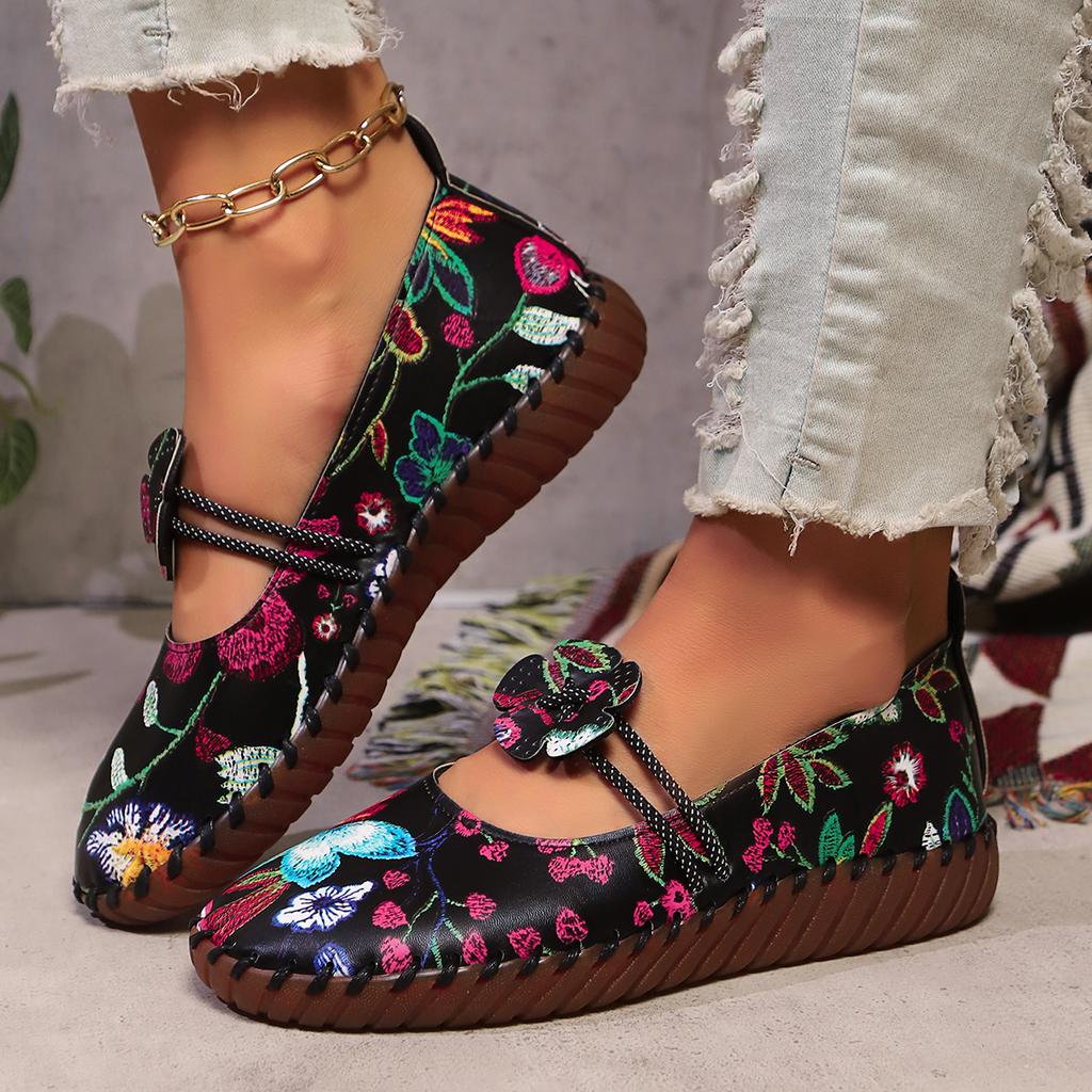 Women Sneakers New Casual Fashion Vintage Shoes for Women Spring Autumn Elegant Ethnic Style Sneakers Women Zapatos De Mujer