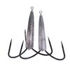 Super Sharp Three Hook Round Bend Treble Huge Fishhooks Huge Treble Hooks  Saltwater