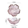 Japanese Hammered Pink Cherry Blossom Bowls and Dishes - Small Plates for Household Seasoning
