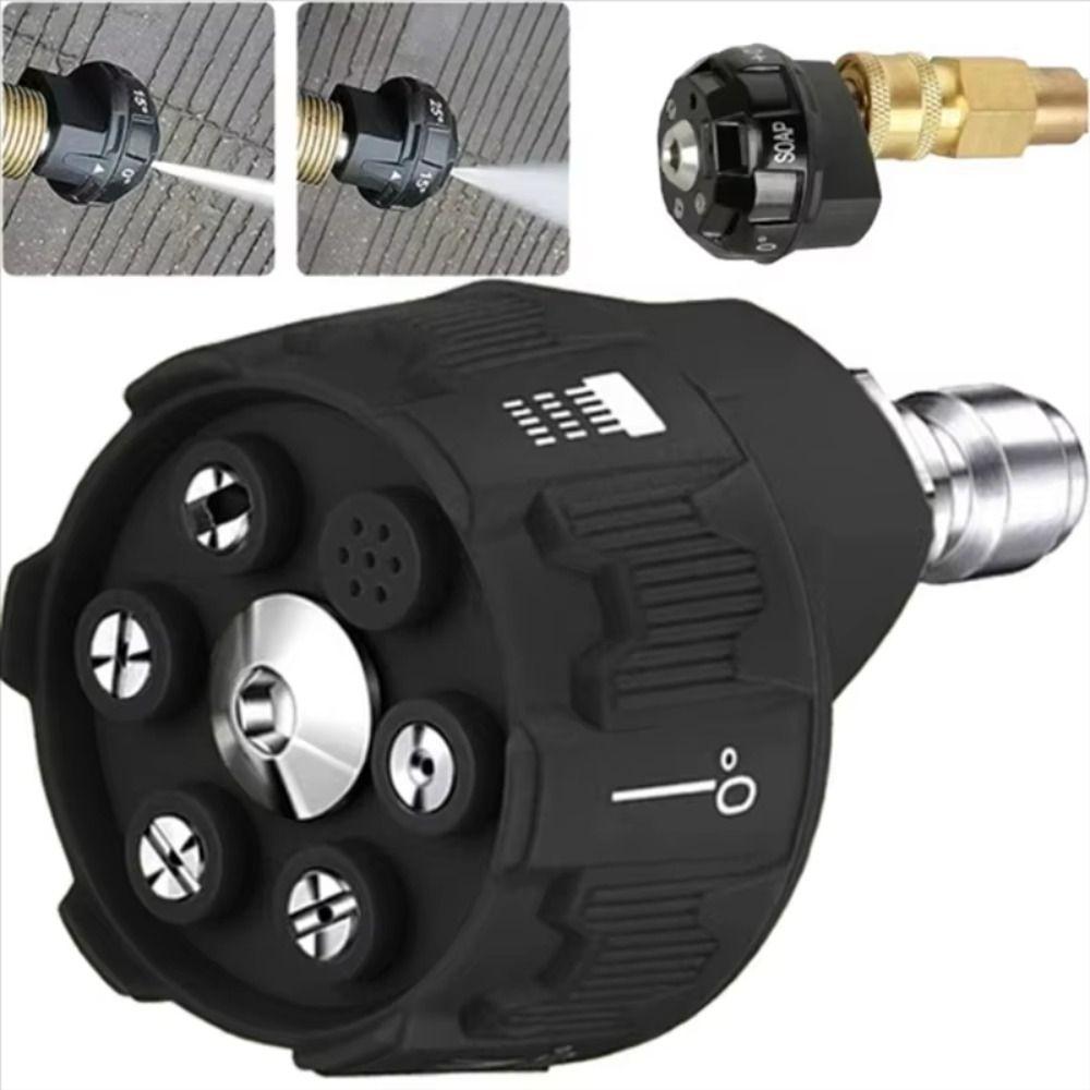 0 15 25 40 Degree Quick Connect Nozzle 1/4Inch Connector Pressure Jet Spray Head Car Wash