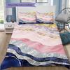 1PC Abstract marble pattern Bedding Quilt Set Quilt Cover Pillowcase Home Decoration Birthday Gift (1 * duvet cover + 2 * pillowcase, without core)