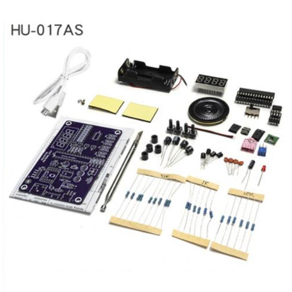 Electronic FM Radio Kit Soldering Practice Kit HU-017A RDA5807S FM Radio Kit